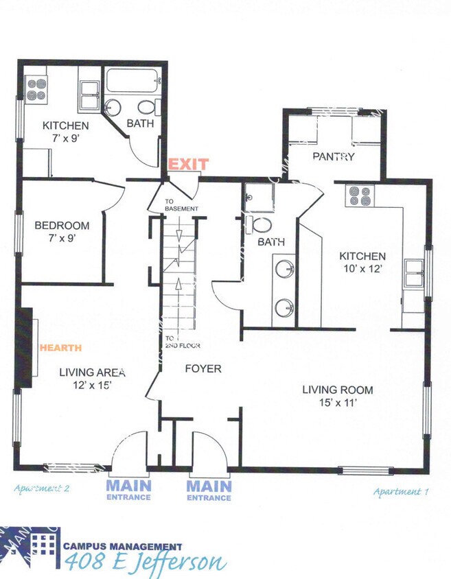 Foto del edificio - 1 BR Apt - One BLK from Michigan Union