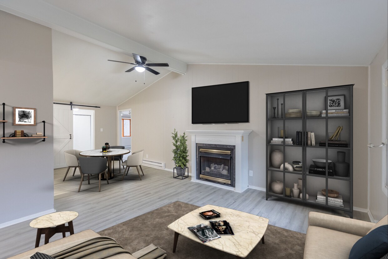 Living Room Staged - 8752 S Spring Valley Park Dr