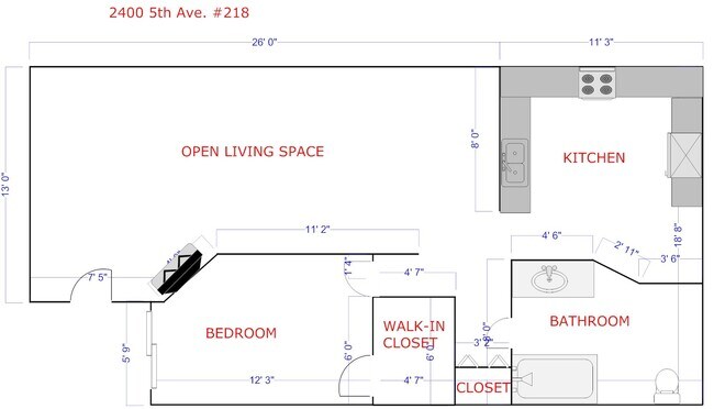 Foto del edificio - Beautiful and Updated Banker's Hill 1BR/1BA Condo!