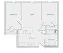 Two-Bedroom, One-Bathroom