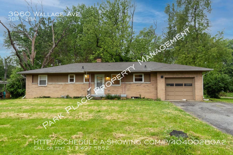 3960 Wallace Ave, Indianapolis, IN 46226 House for Rent in Indianapolis, IN