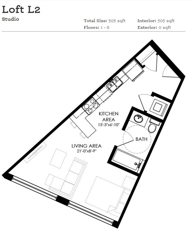 Plan d'étage - Midtown Lofts