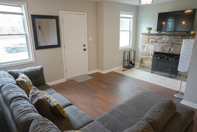 Front Entrance w/ Fireplace - 2708 Oakley Ave