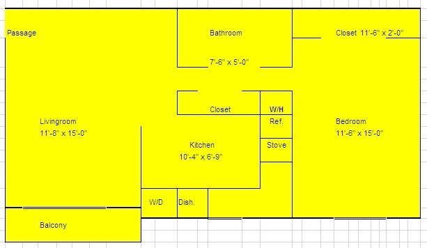 1HAB/1BA - Trout Run Apartments