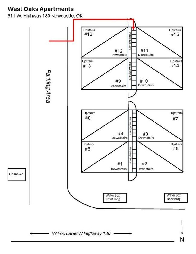 Foto del edificio - COMING SOON! West Oaks 2 Bed/1 Bath Second Floor Apt in Newcastle!