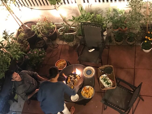 Outside Patio BBQ - 130 Post Ave