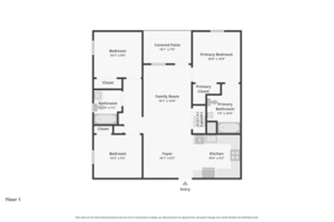 Plano de planta - Romneya Row in Anaheim