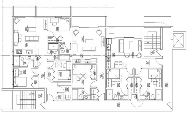 Planos de pisos de apartamentos - 555 S Forest Ave