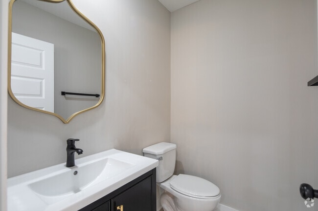 1BR, 1.5BA - 750SF - 2nd Bathroom - The Monarch Downtown