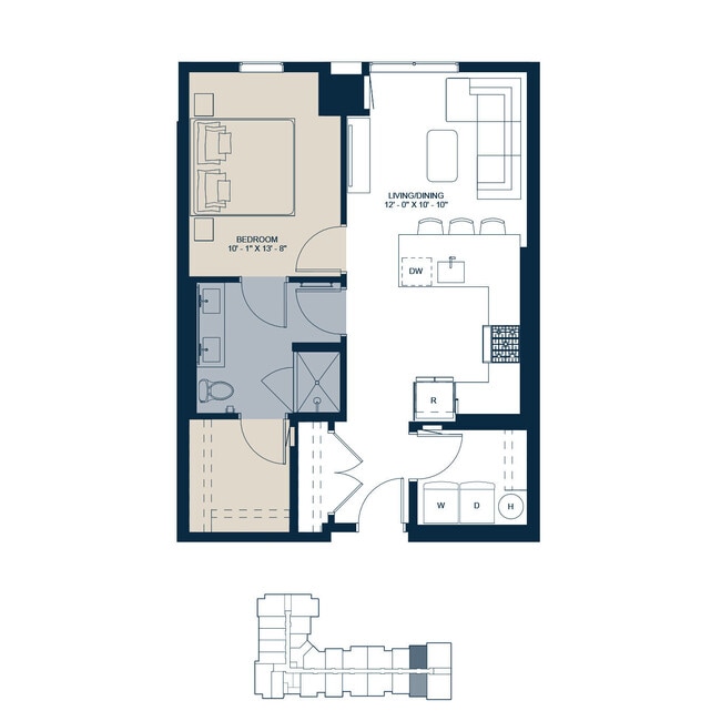 Flats - A3 Floorplan - Uplands
