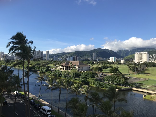 Campo de golf Ala Wai vista desde la unidad - 2609 Ala Wai Blvd