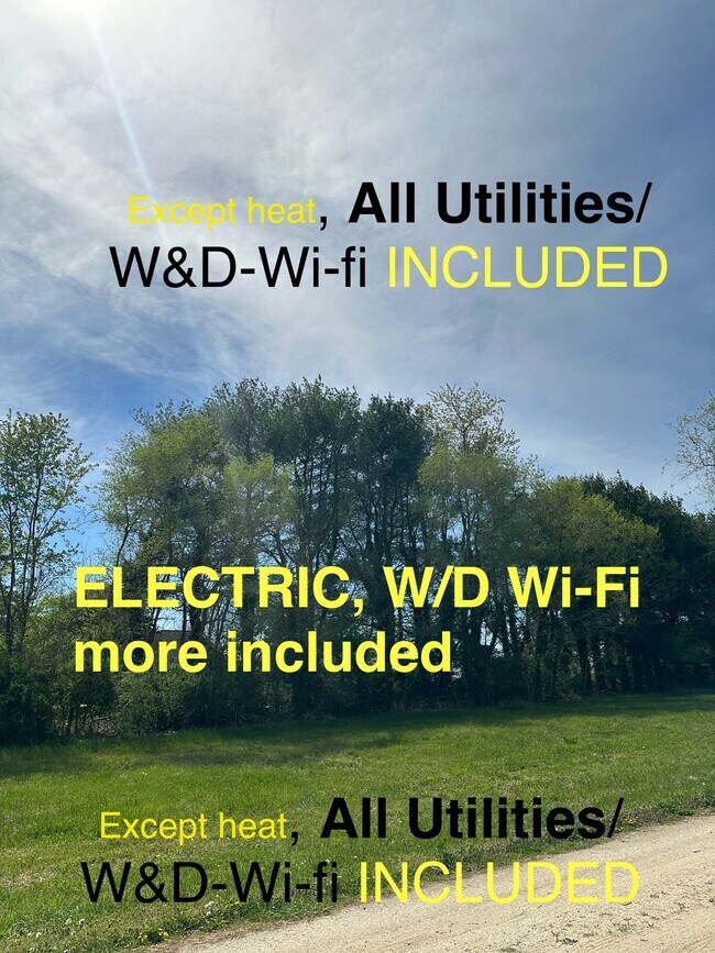 El precio del alquiler incluye la mayoría de los servicios públicos, lavadora y secadora en la unidad y Wi-Fi. - 851 9th St