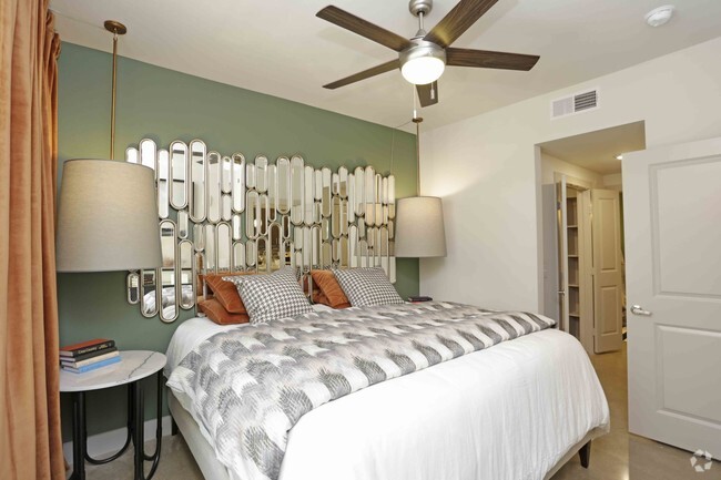 1BR,1BA - A1 - 689SF - BEDROOM - The Mark at Midtown Park