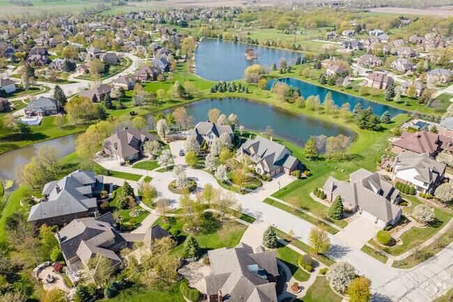 Frankfort's homes are commonly found within subdivisions that are beautifully built around peaceful ponds.