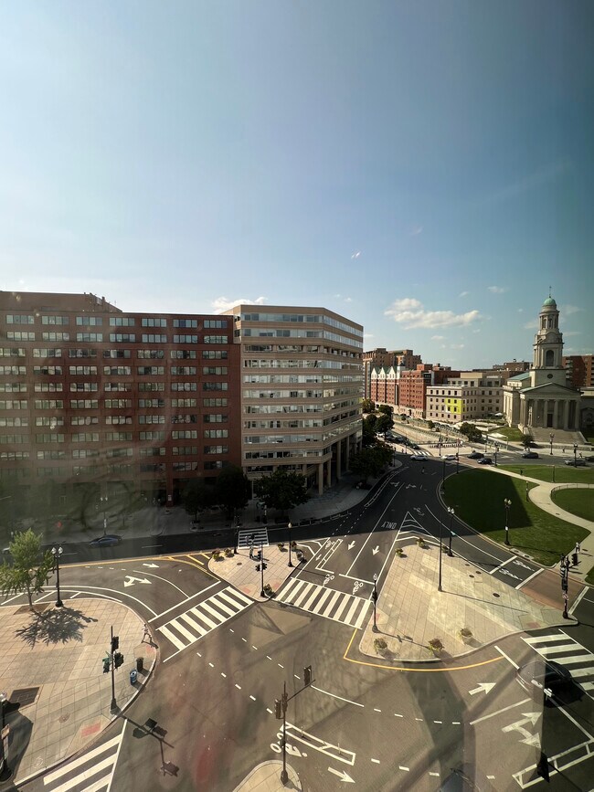 View of Thomas Circle from Condo - 1133 14th St NW