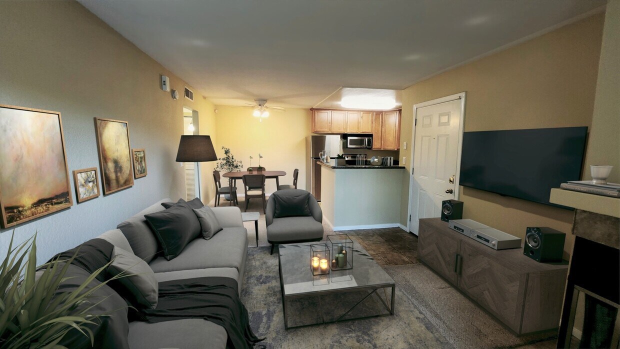 Living Room - 3715 Tallyho Dr