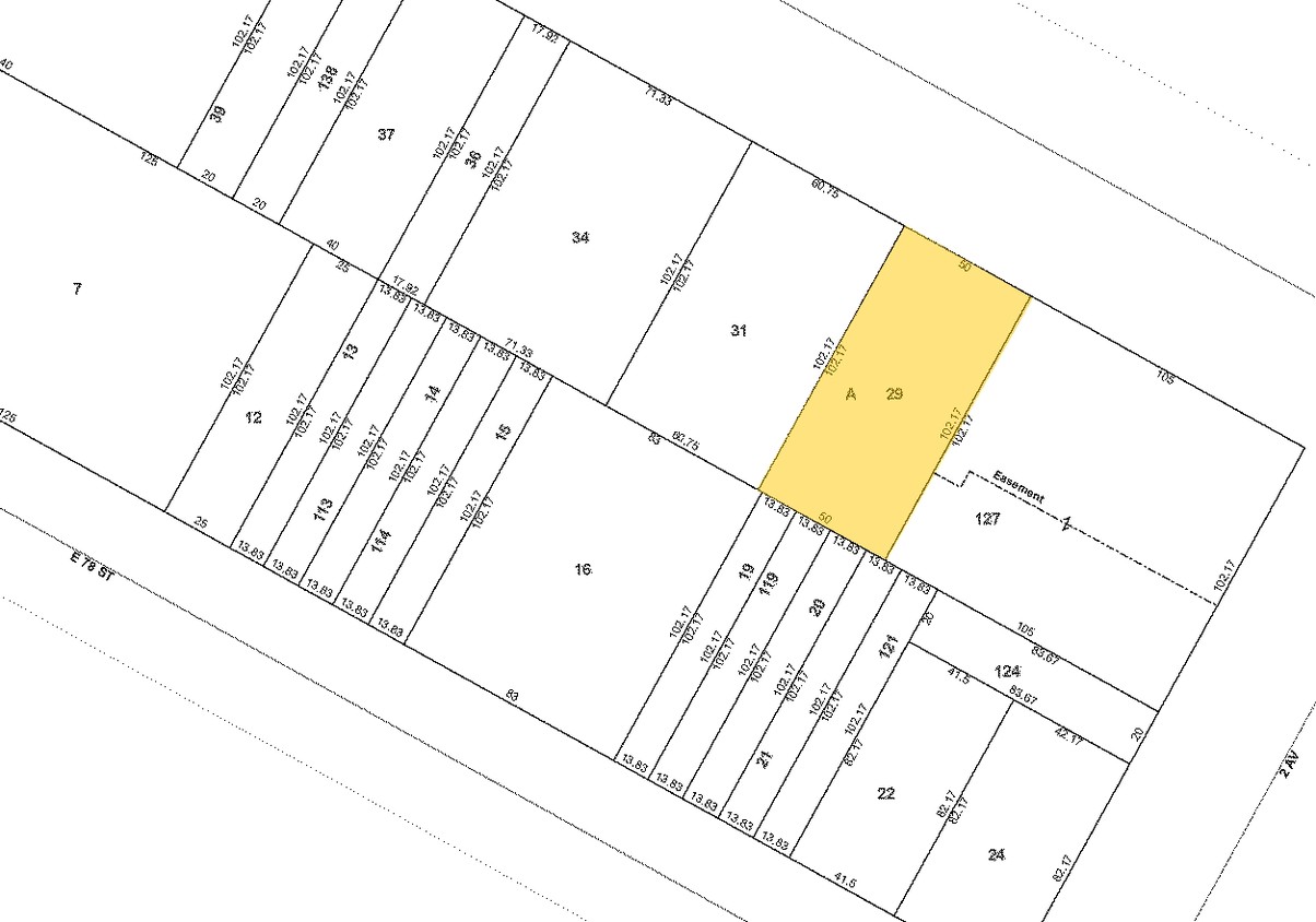 Plat Map - 242-244 E 79th St