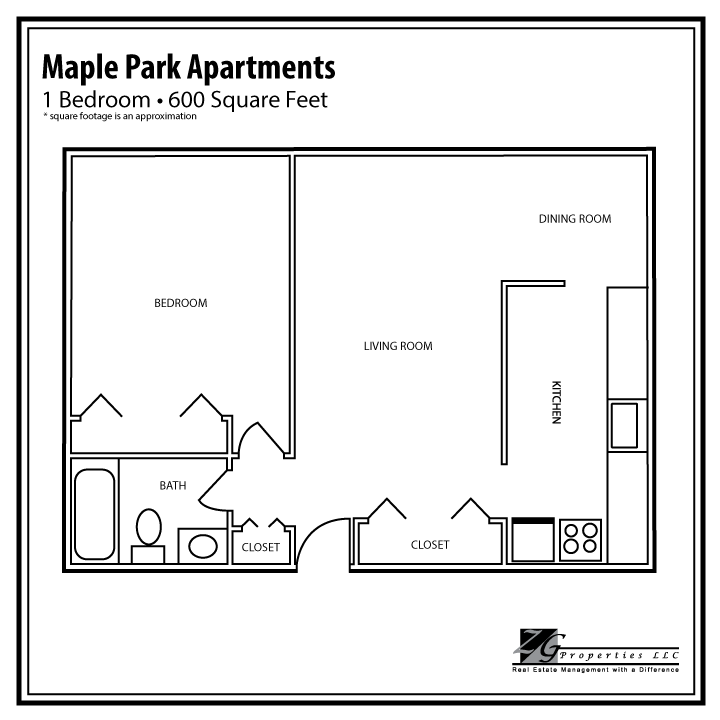Maple Eastlake Apartments – 1 Bedroom Large