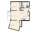 2 Bed 1 Bath (B4)