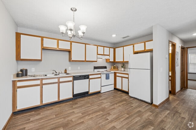 El Willow, 2 habitaciones, 2 baños - 886 pies cuadrados - Cocina - Laurel Wood Apartments