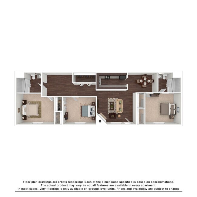 Interior Photo - The Hills at Oakwood Apartment Homes