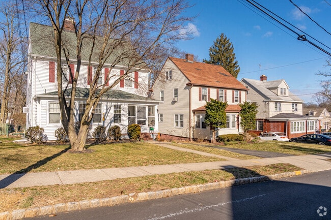 Two-story single-family homes fill most of the Morristown neighborhood.