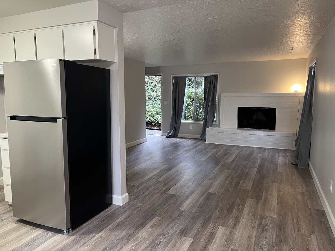 Living room from dining space - 5119 SW 62nd Ave