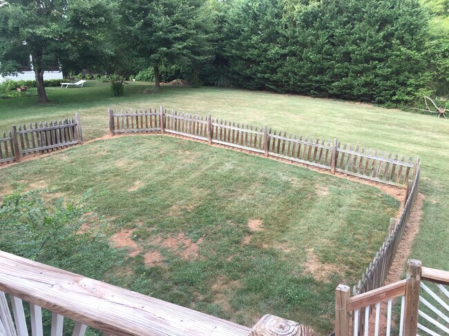 Large fenced yard - 43 N College St