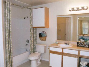 A2 Bathroom - Legacy Oaks Apartments