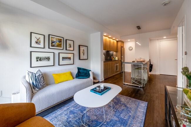 1BR, 1BA - 615 SF - Living Room - The Taylor Apartments