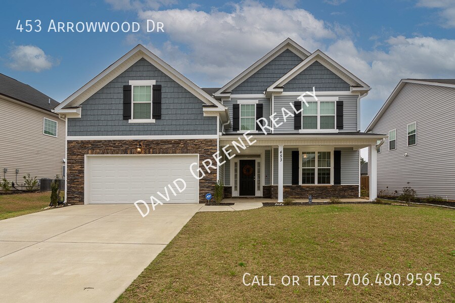 453 Arrowwood Dr, Grovetown, GA 30813 House Rental in Grovetown, GA