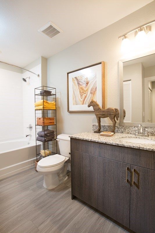 Baño modelo de un apartamento de una habitación - Shalimar at Davie