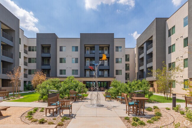 Patio - The Cascalote Senior Apartments