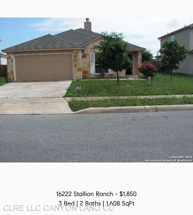 3 br, 2 bath House 16222 STALLION RANCH House for Rent in Schertz
