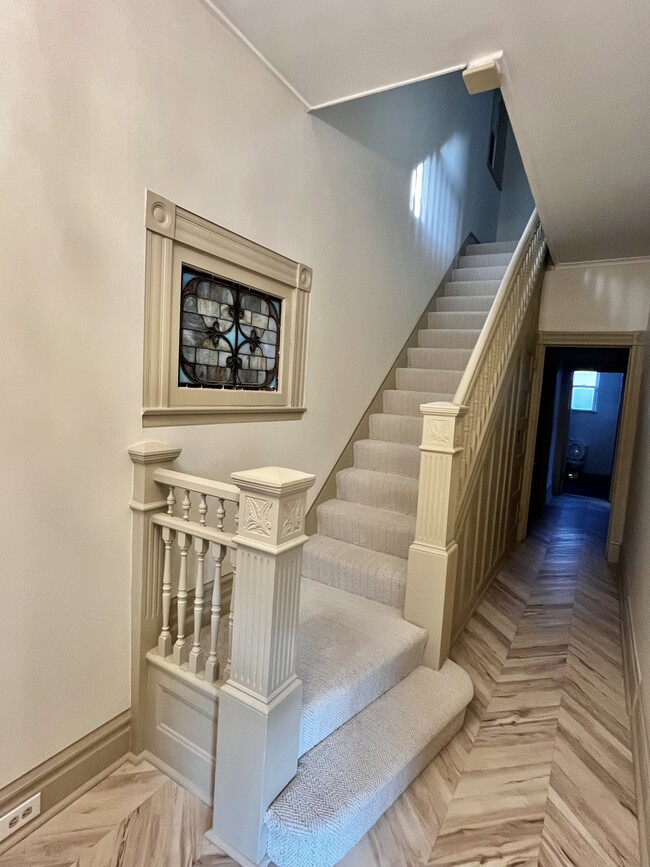 Stairway upstiars - 347 Spahr St