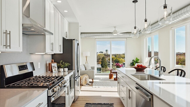 Plano C5 Cocina y sala de estar - The Finch