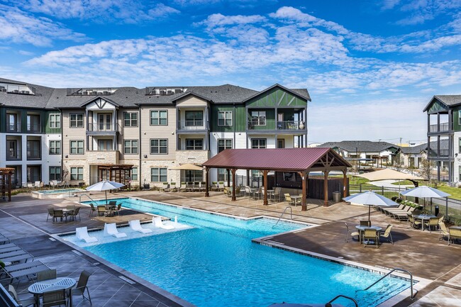 Community Swimming Pool with Sun Deck - Larkspur at Creekside a 55+ Active Adult C...