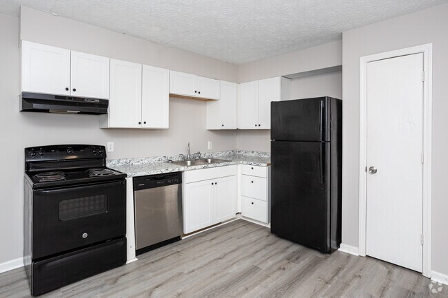 2 habitaciones, 1 baño - 900 pies cuadrados - Cocina - Carlton Ford Apartments