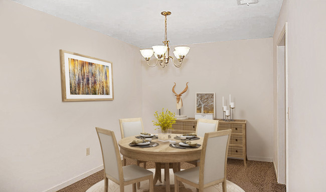 Separate Dining Areas - Cottonwood Apartments