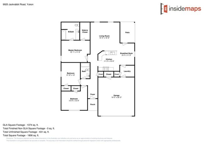 Foto del edificio - A Beautiful and Spacious 3 Bedroom 2 Bath Home in Yukon Schools