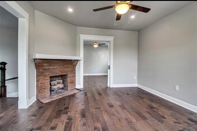 Living Room (faux fireplace) - 224 Normal Ave
