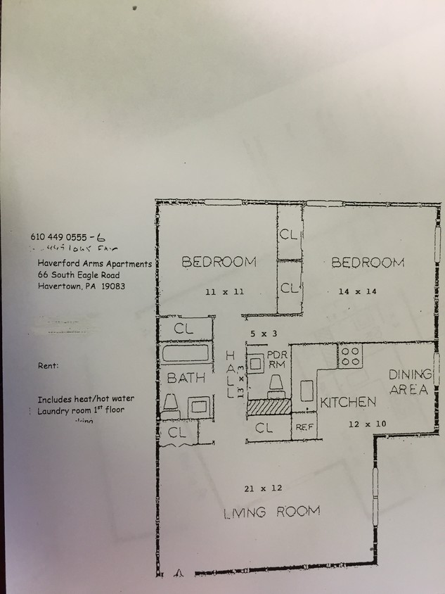 floor plan - 66 S Eagle Rd