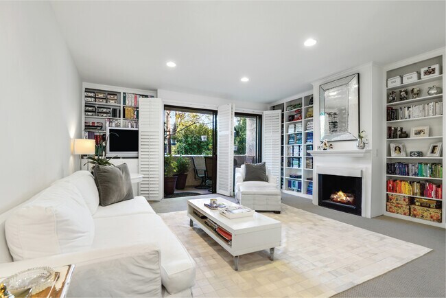 Living Room With Fireplace - 15515 W Sunset Blvd