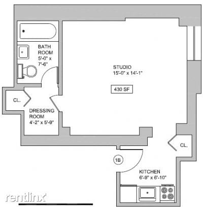 Studio, 1 bath - 47 W 74th St - Studio, 1 bath  - 47 W 74th St