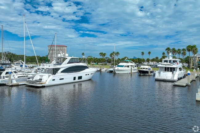 Daytona Beach Boat Club, in Halifax Marina, is off South Beach St and Basin St.