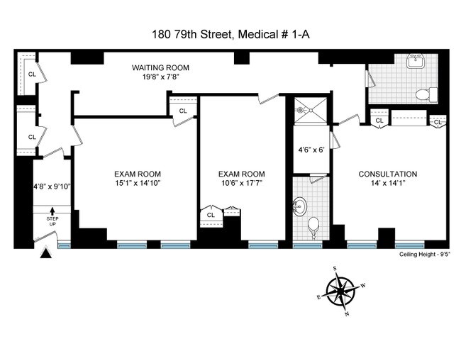 Plano de planta - 180 E 79th St