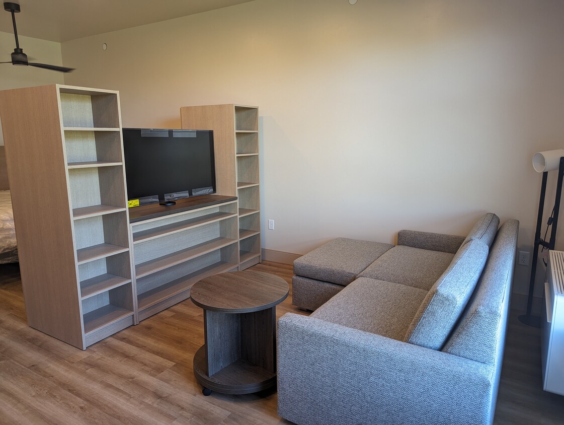 4k TV included on a swivel - 107 E Little Ave