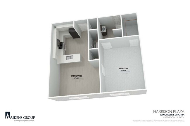1 DORMITORIO 1 BAÑO - HARRISON PLAZA RESIDENTIAL