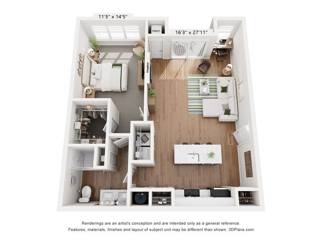 Plano de planta - The Summit at River View