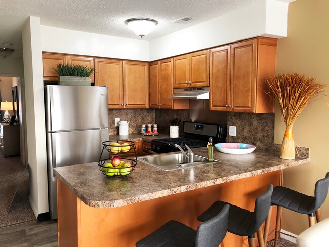 Kitchen - Lakeview Apartments